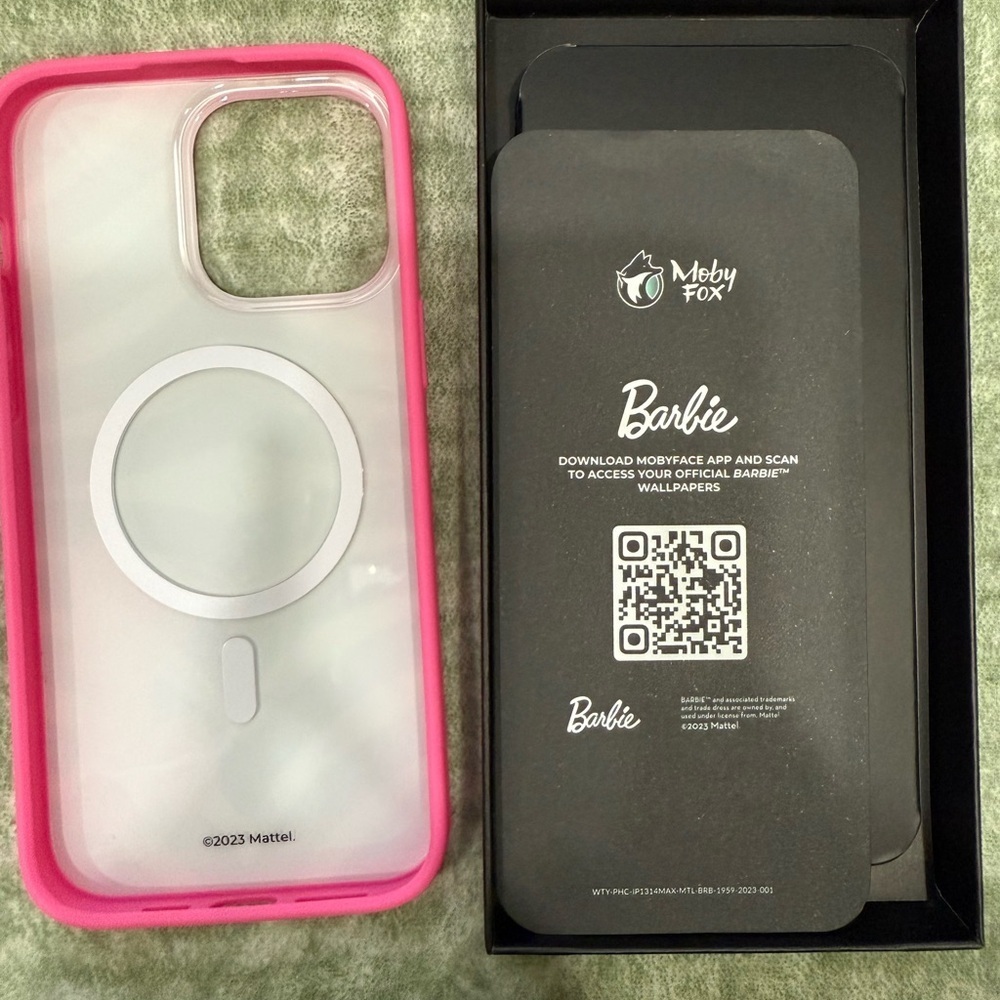Barbie Black & White + Classic pink Phone Case for iPhone 14 Pro Max - Picture 13 of 16